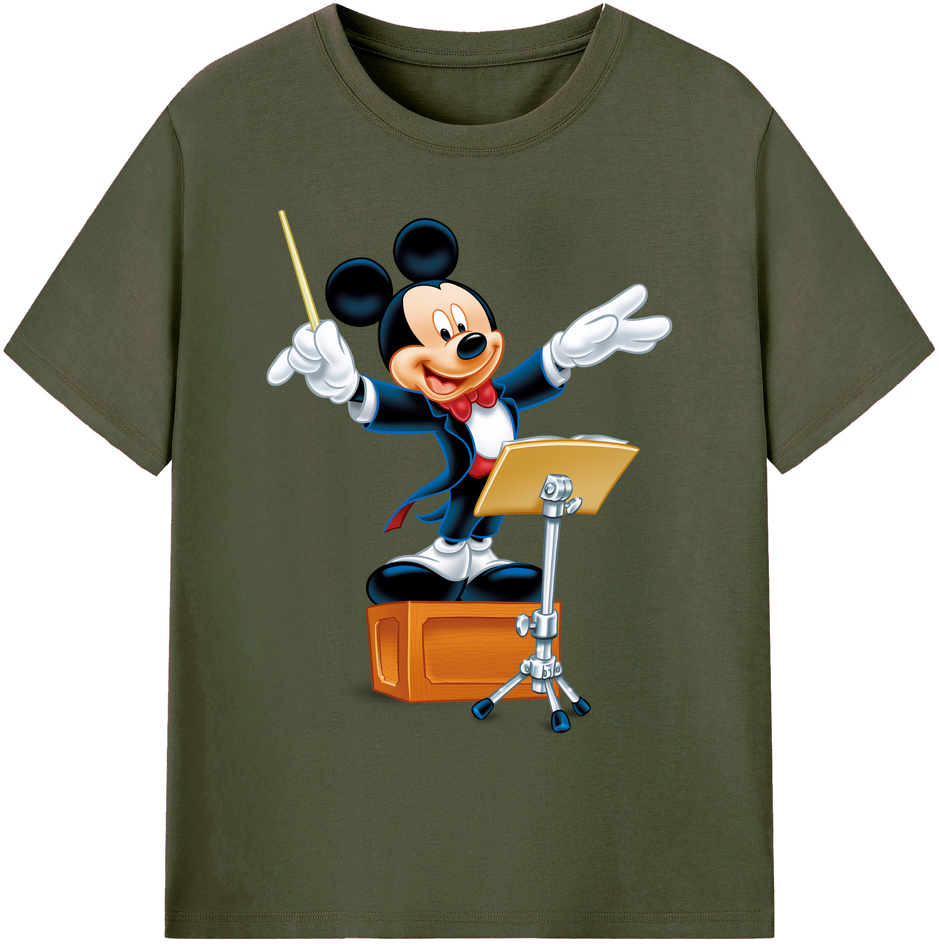 ミッキーマウス Mickey Mouse 綿100％ メンズ半袖Tシャツ｜肌触りやわらか＆通気性